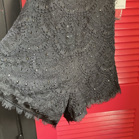 NWT RACHEL ALLAN SIZE 12 LACE/RHINESTONE JUMPER - Picture 6 of 16